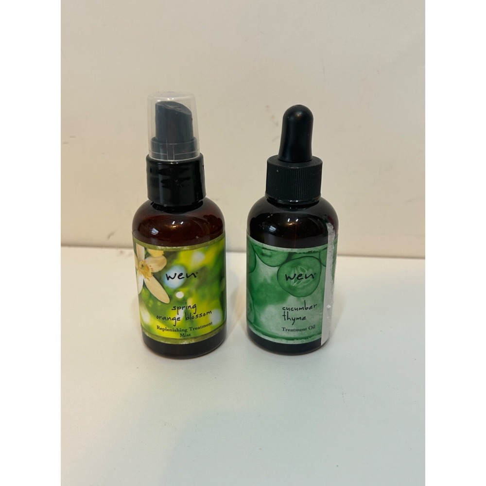 Wen Spring Orange Blossom Replenishing Mist Cucumber Thyme Treatment Oil